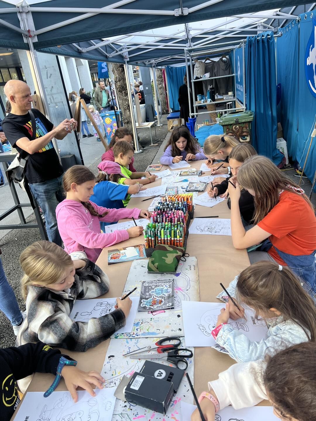 Kinder am Stadtfest Dietikon