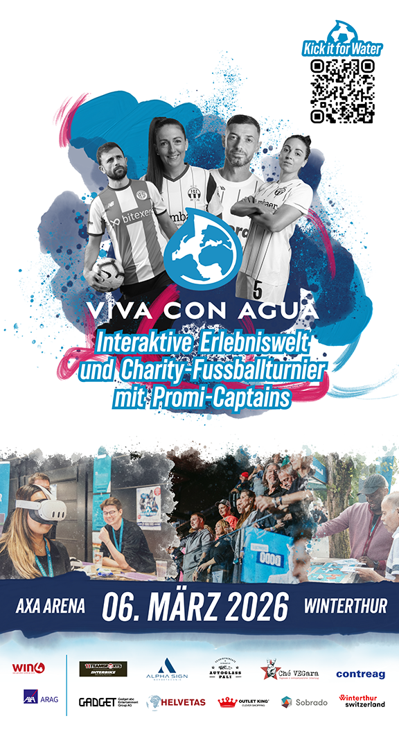 Kick it for Water und Viva con Agua Erlebniswelt